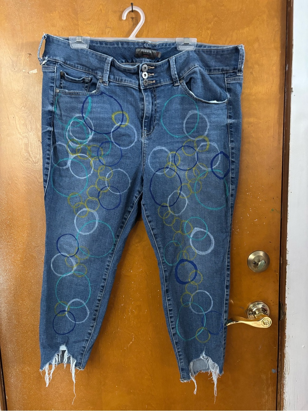 Torrid jeans.  Circles  size 22